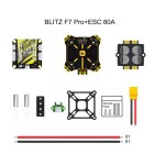 IFlight F722 F7 Pro Flugs teuerung BMI270 512MB BlackBox E80A 4 IN1 ESC 4-8S für RC-Drohnen fernbedienung